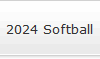 2024 Softball